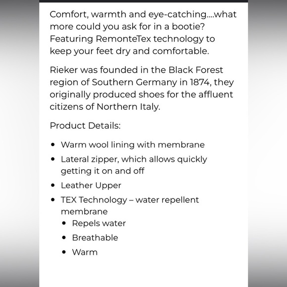 𝅺reiker booties, dark brown, women’s size 39. - Picture 6 of 14